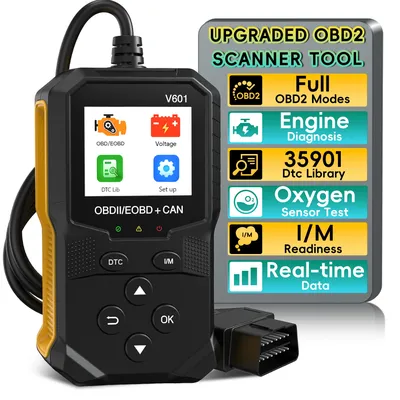 OBD2 Scanner Diagnostic Tool, Auto Check Engine Code Reader With Reset & 35901 DTCs, Enhanced