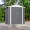 6FT x 4FT Metal Outdoor Storage Shed, Steel Utility Tool Shed Storage House with Door & Lock, for Backyard Garden Patio, Grey