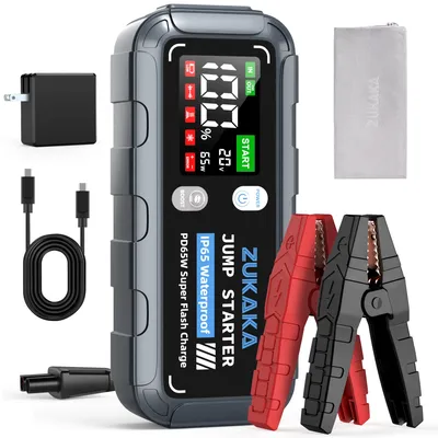 Portabl Car Portable Jump Starter With Power Bank Fast Charge 12V Auto Battery Charger Booster