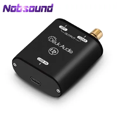 Nobsound U2 Mini Digital Audio Interface USB to SPDIF Optical / Coaxial Converter DSD DOP XMOS XU