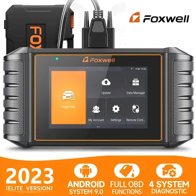 FOXWELL NT706 OBD2 Code Reader Automotive Scanner Engine ABS SRS Transmission Battery Test Car Diagnostic Scan Tool Free Update