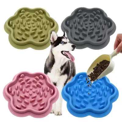 Silicone Pet Licking Pad Cat and Dog Slow Food Non-slip Placemat Pet Bowl Plant