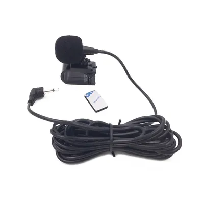 3.5mm Car Radio Stereo Microphone Bluetooth Vehicle External Mic for GPS Navigation Player Enabled