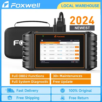 Foxwell NT710 OBD2 Automotive Scanner Code Reader IMMO A/F 30+ Reset Bidirectional Full Systems Car