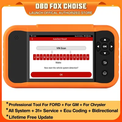 LAUNCH X431 Creader Elite 2.0 FGC Car Diagnostic Tools Full Systems ECU Coding Bi-directional