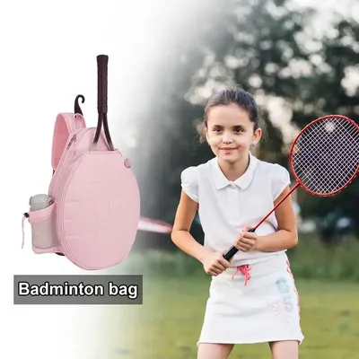 Tennis Bag For Women Tennis Carrying Bag With Water Bottle Holder Padded Strap Top Handle Chest