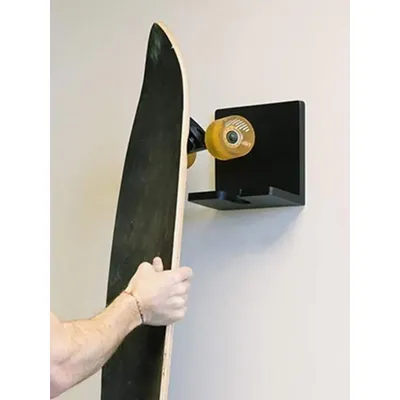 Skateboard Wall Mount Longboard Storage Display Holder Buckle Acrylic Hanger Rack Non-slip Holder