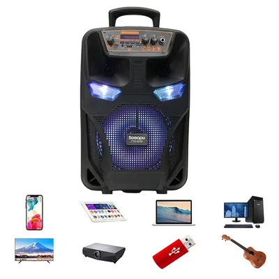 Bluetooth-Compatible Speaker Wireless Portable Speaker Subwoofer Stereo Loud Speaker Loud Boom Box