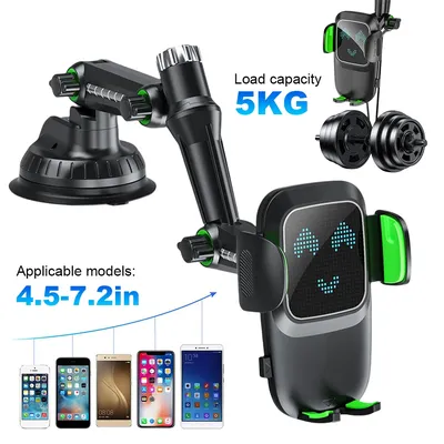 Air Vent Phone Mount Flexible Long Arm 360 Degree Rotating Air Vent GPS Stand Hands Free with