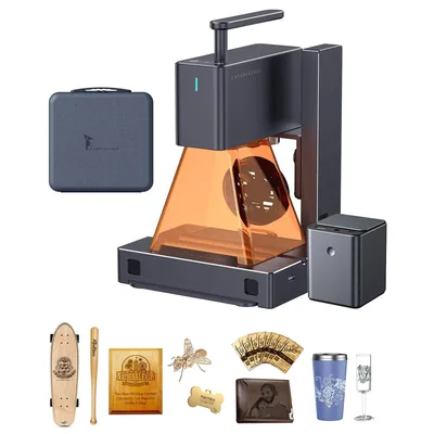 Compact Desktop Handheld Laser Etching Machine for Coated Metal Leather Laser Engraving Machine