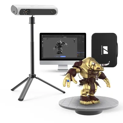 3DMakerpro Lynx Handheld 3D Scanner for 3DPrint 0.1mm Accuracy&10FPS Scanning Large-Scale 400x250mm