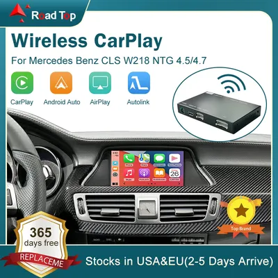 Wireless CarPlay for Mercedes Benz CLS W218 2011-2015, with Android Auto Mirror Link AirPlay Car