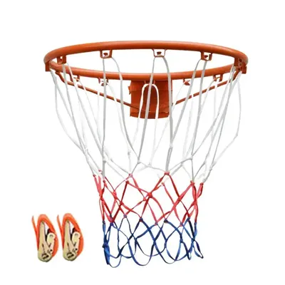 Metal Basketball Hoop Dangling Basketball Rim For Outdoor Thickened Stable Basketball Hoop