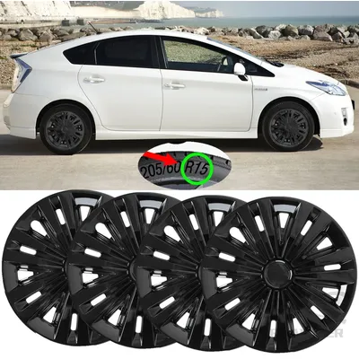 4pcs Set 15/16 Inch Universa Carl Hubcap Wheel Covers ABS Plastic Auto Snap On Wheel Cover Kit For