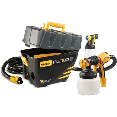 0529091 FLEXiO 5000 Stationary HVLP Paint Sprayer, Sprays Most Unthinned Latex, Includes two