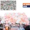 6 / 4Pcs Artificial Silk Flower Wall Panel Floral Backdrop Party Wedding Decoration for Home Garden