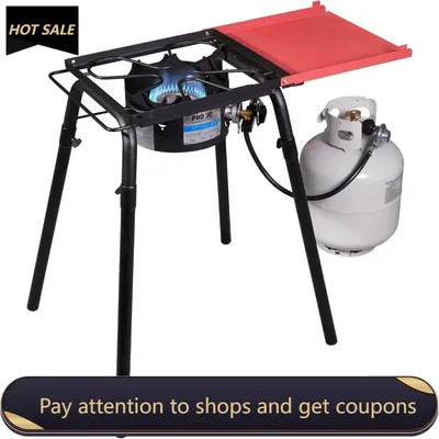 Pro 30 Single Stove-1-Burner Camp Stove-Ultra Portable Gas Stove for Outdoor & Camping Gear-231 Sq