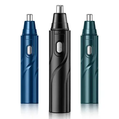 1Set Electric Shaving Nose Ear Trimmer Safe Face Care Rechargeable Nose Hair Trimmer for Men Shaving