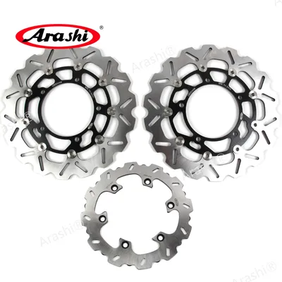 Arashi For SUZUKI HAYABUSA GSXR1300 2008 - 2015 CNC Front Rotors Rear Brake Disc Rotor GSX-R