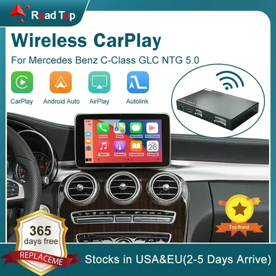 Wireless CarPlay for Mercedes Benz C-Class W205 GLC 2015-2018 with Android Auto Mirror Link AirPlay