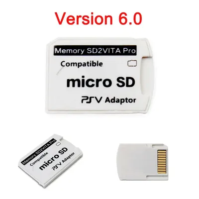 V6.0 SD2VITA PSVSD Memory Card Adapter For PSVita Henkaku 3.65 System 1000 2000 TF Card Converter