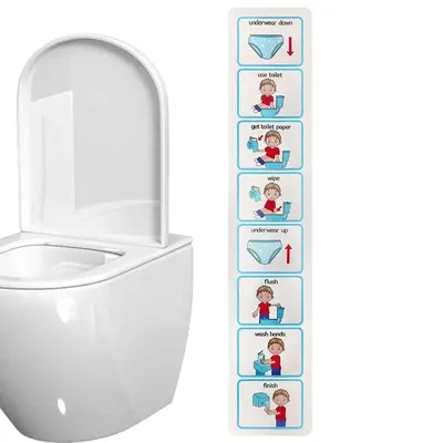 Potty Training Visual Schedule Toilet Chart Schedule Sticker Cards For Visual Aid Special Ed Speech