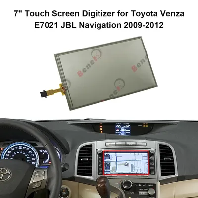 7" Touch Screen Digitizer for Toyota Venza JBL E7021 Navigation LQ070T5GA01/GC01 2009-2012