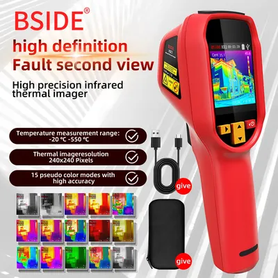 BSIDE New Portable Thermal Imager-HX1 240×240 Resolution -20~550C 15 Color Palette PC Analysis