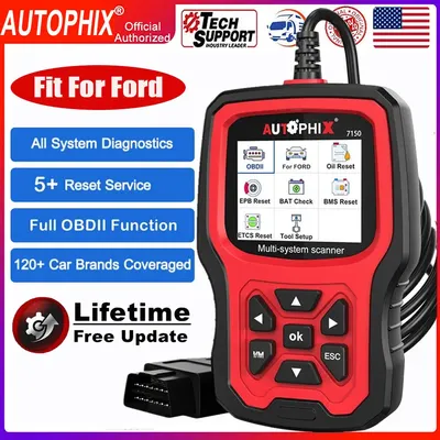 Autophix 7150 Car OBD2 Scanner All System Auto Diagnostic Scan Tool Code Reader EPB TPMS ETC Reset