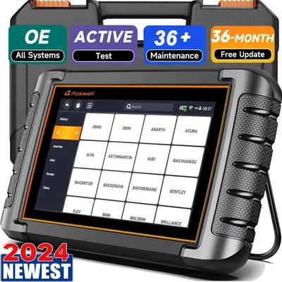 Foxwell NT809 Bidirectional All System Diagnostic Tool ABS SRS TPMS OBD2 Scanner Automotive Active