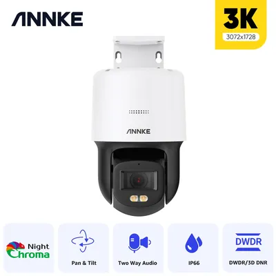 ANNKE 3K full Color Network IP Camera Built-in Microphone and Speaker for Real-time Audio Security