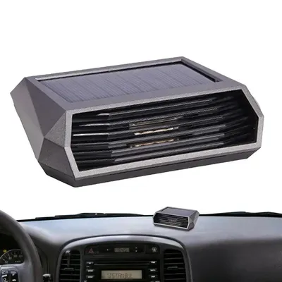 Solar Car Air Purifier Car Air Cleaner With Number Plate USB Dual Charging Quiet Car Mounted