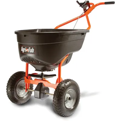 Agri-Fab Push Broadcast Spreader, 130-lb Capacity