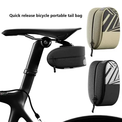 Reflective Bike Saddlle Bag Bicycle Back Seat Bag Waterproof Bike Tail Bag Cycling Rear Seatpost