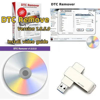 Newest DTC Remover 1.8.5.0 For KESS KTAG FGTECH OBD2 Software MTX DTC Remover 1.8.5 Keygen Full