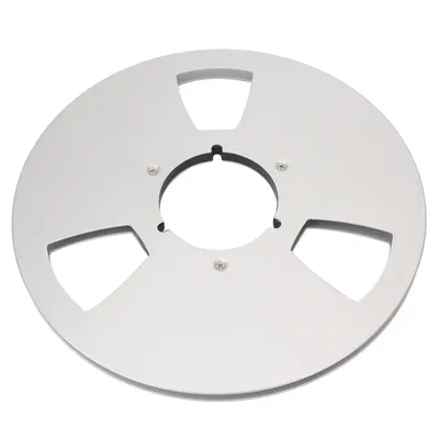 10-Inch Aluminum Alloy Empty Tape Reel for Tape Recorders - Machine Parts Accessory for nab