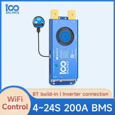 Daly BMS 8-17S 8-24s German US Shipping Smart bms wifi bms Active balance BT 4-8S 200A 100A 150A