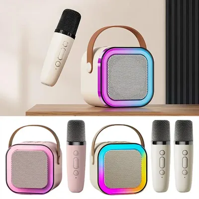 Karaoke Machine Small Wireless Speaker Microphone Small Wireless Microphone Multifunctional Karaoke