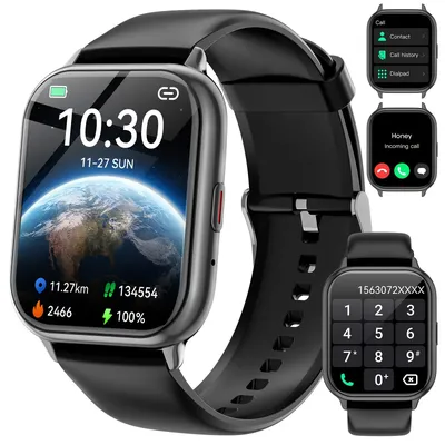 Smartwatch, Wireless Talk/Dial, Multi-Sport Mode for Men and Women, Compatible with IPhone/Andriod