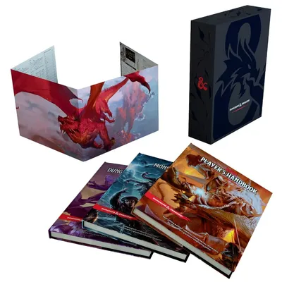 Core Rulebooks Gift Set (Special Foil Covers Edition with Slipcase, Player's Handbook, Dungeon