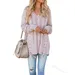 Plus Size Womens Cable Knitted Pullover Sweaters V Neck Lace Up Long Sleeve Fall Jumper Knit Tops