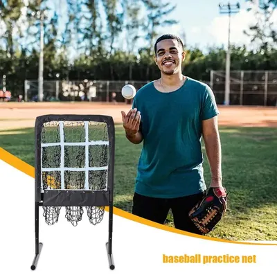 Baseball Net 9 Pocket Pitching Net Pitching Target Heavy Duty Training Aid Equipment Pitch Target