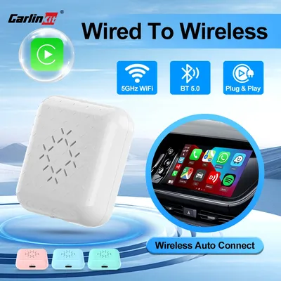 2024 Mini3 CarPlay Wireless Adapter Car Play Dongle WiFi Bluetooth Fast Connect Plug and Play For