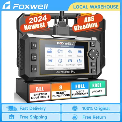 2024 FOXWELL NT624 Elite OBD2 Scanner ABS SAS TPS EPB Oil Reset All System Car Diagnostic Scan Tool