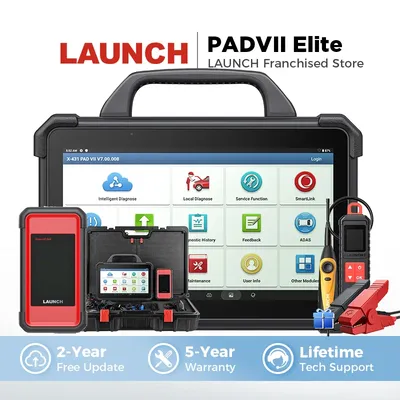 LAUNCH X431 PAD 7 PAD7 PADVII Elite Car Diagnostic Tools J2534 Smartlink Automotive Scanner Online Programming ECU Coding