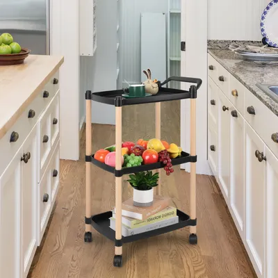 Rolling Carts with Wheels Kitchen Carts on Wheels Rolling Kitchen Cart Utility Rolling Cart for