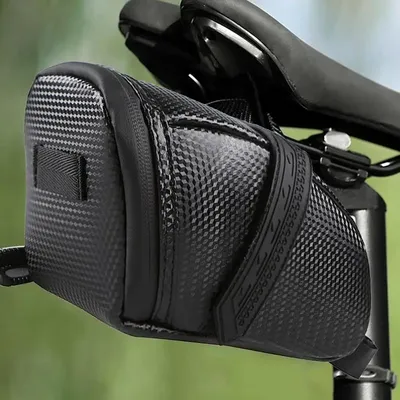 Hard Shell Bicycle Saddle Bag Waterproof Road Bike Rear Pouch Bag Mountain Bikes Seatpost Tail Bag