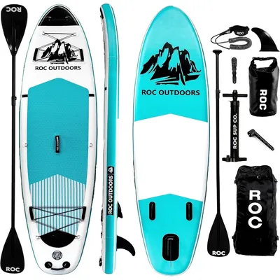 Inflatable Stand Up Paddle Boards 10 ft 6 in with Premium SUP Paddle Board Accessories, Wide Stable