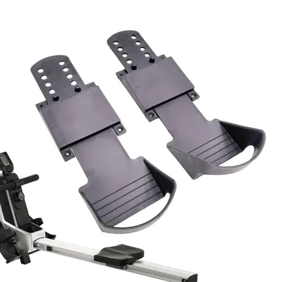 Rower Foot Pedal Replacement 1 Pair Rowing Machine Foot Pedals Rowing Bicycle Foot Pedals