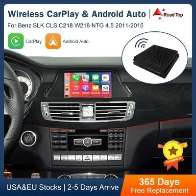 Plug & Play Wireless Carplay Decoder for Mercedes Benz SLK CLS C218 W218 NTG 4.5 2011-2015 Year